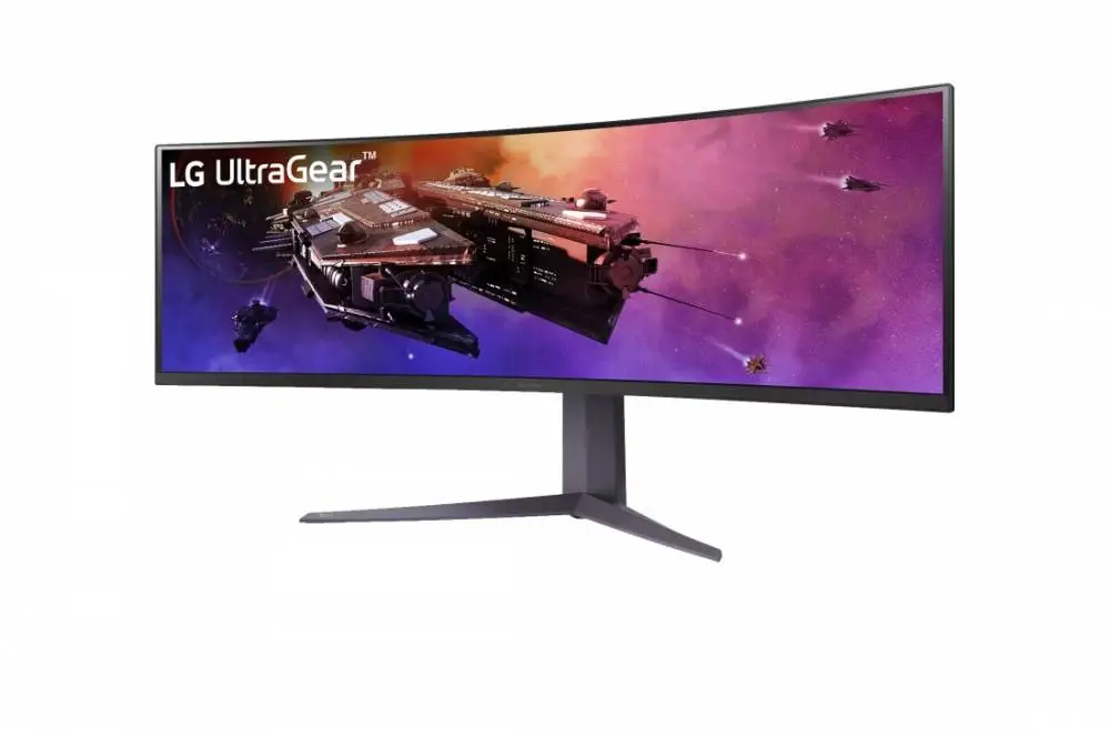 Монитор LG 45GR75DC-B, 44.5", VA Curved, DQHD 5120x1440, 200Hz, 1ms, HDR10, AMD FreeSync Premium