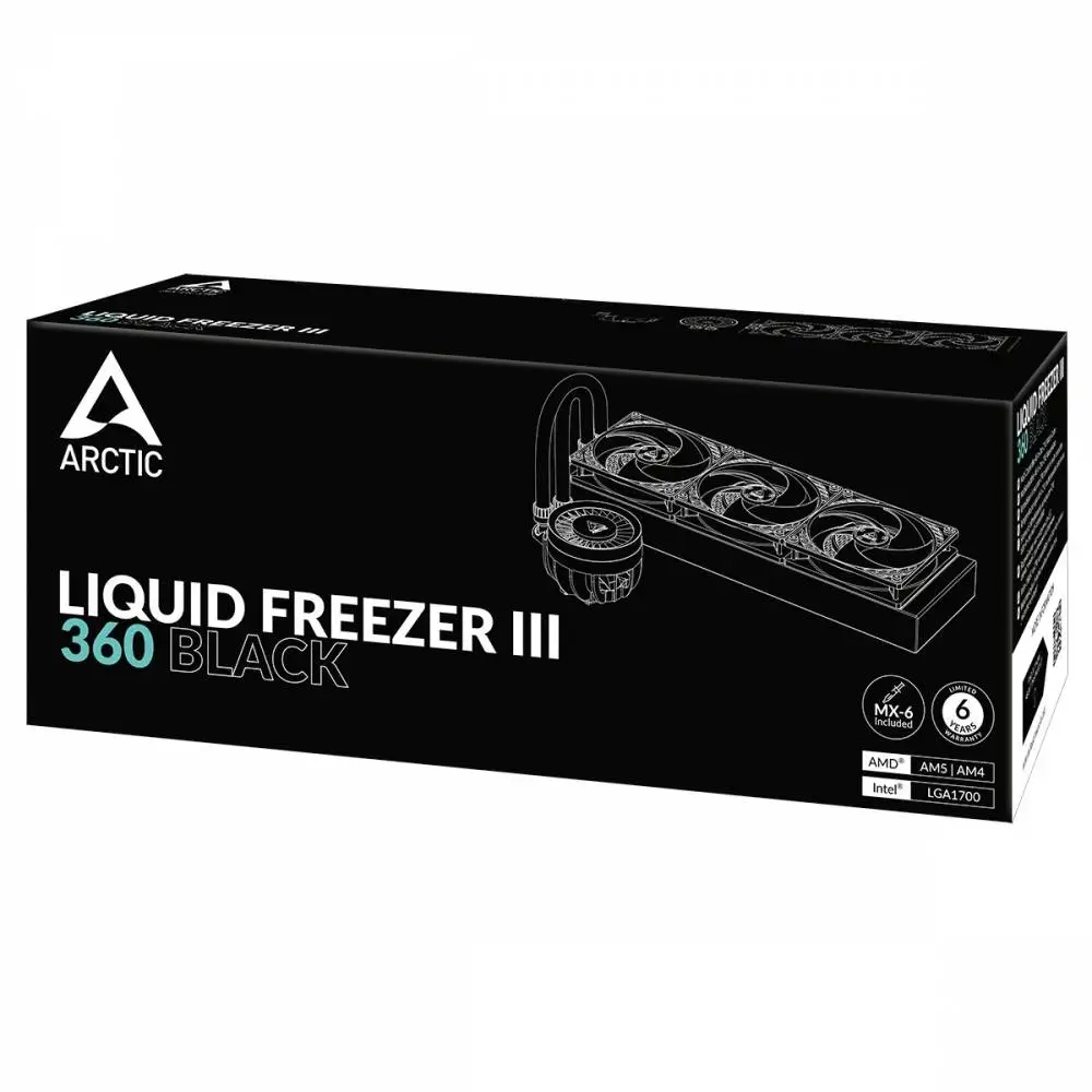 Водно охлаждане за процесор Arctic Liquid Freezer III 360 Black - ACFRE00136A   