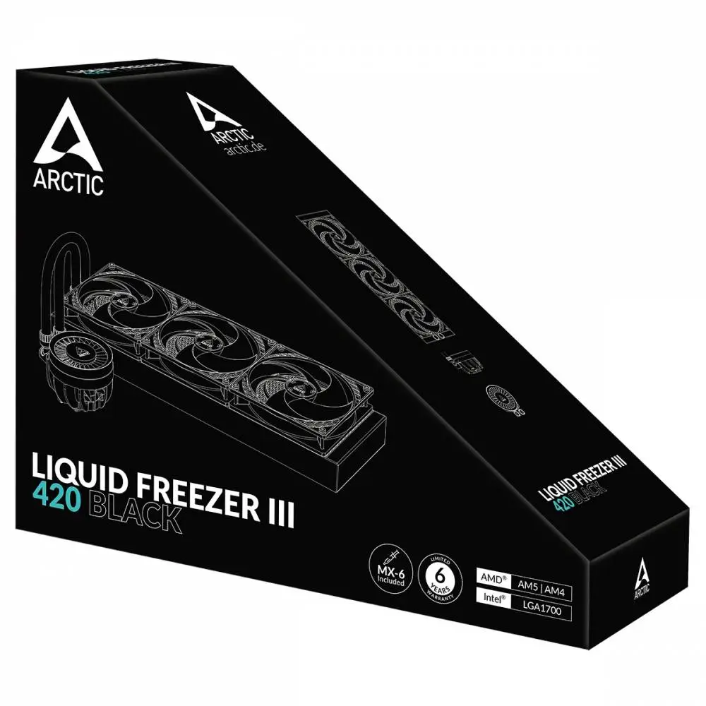 Водно охлаждане Arctic Liquid Freezer III 420 Black - ACFRE00137A