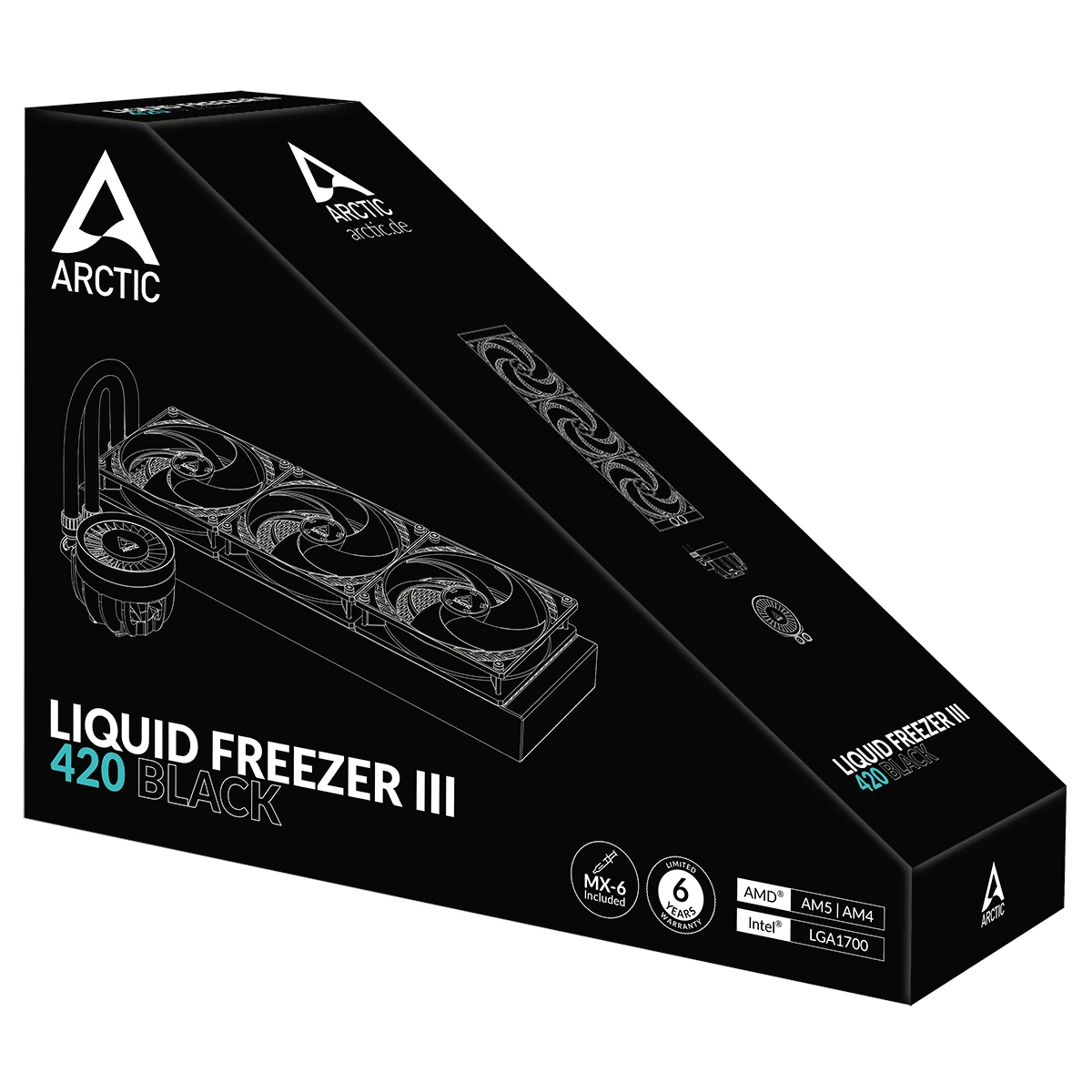Водно охлаждане Arctic Liquid Freezer III 420 Black - ACFRE00137A