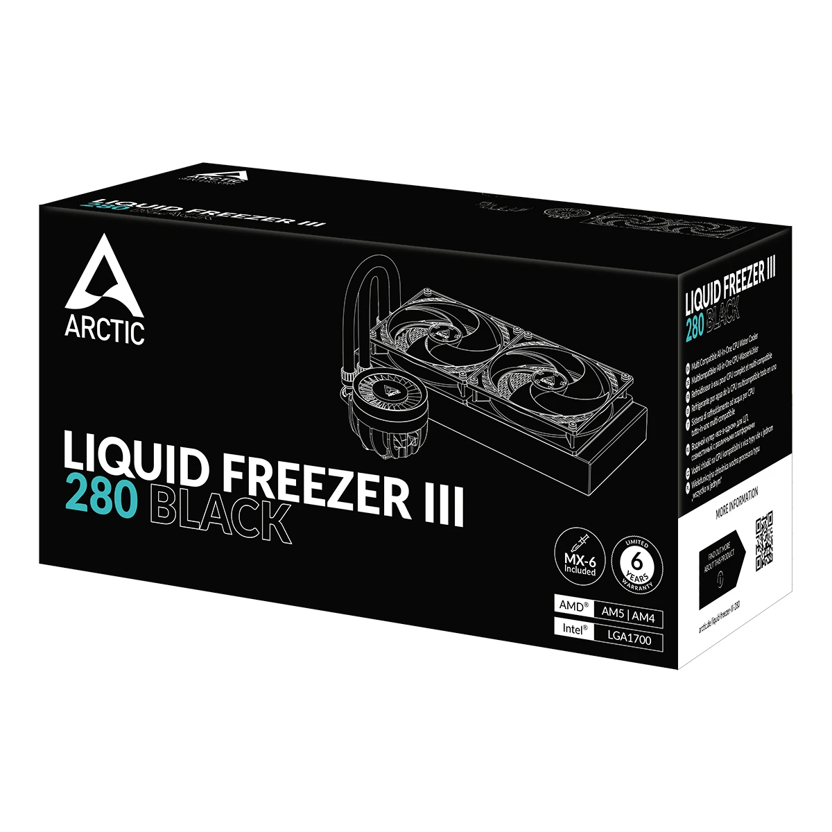 Водно охлаждане за процесор Arctic Liquid Freezer III 280 Black - ACFRE00135A