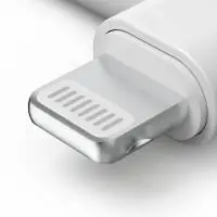 HAMA Адаптер Lightning - 3,5 mm жак, Aux адаптер, 90&deg;, бял