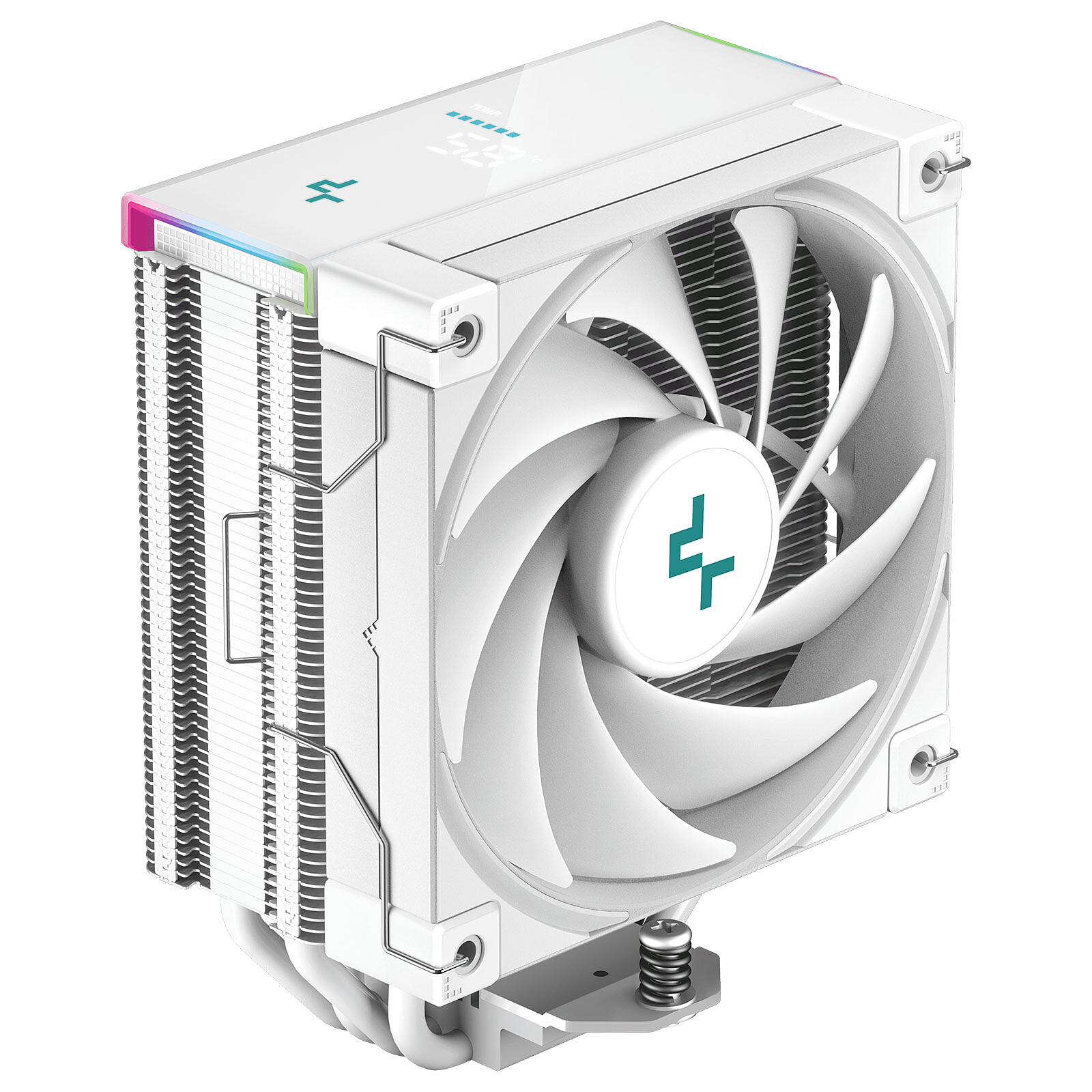 Охладител за процесор DeepCool AK400 DIGITAL White CPU Cooler