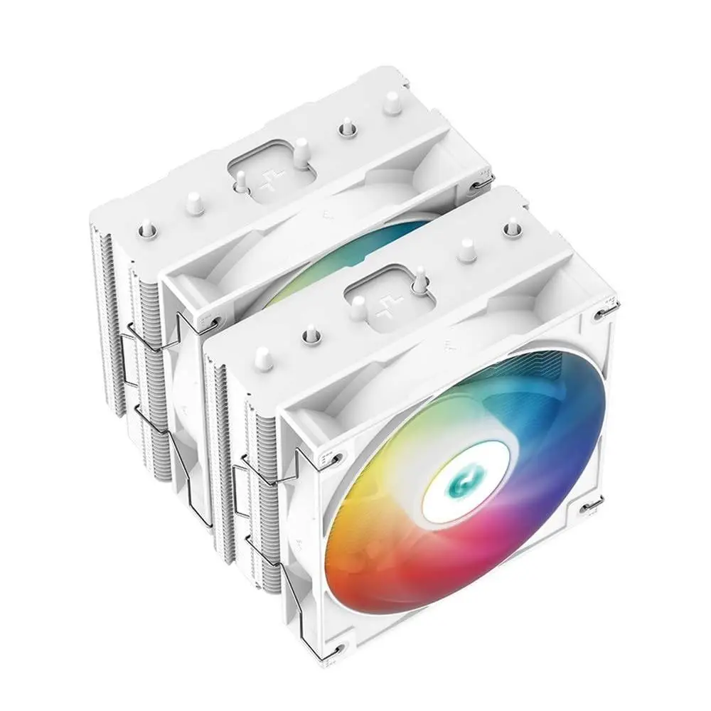 Охладител за процесор DeepCool AG620 WH ARGB Dual-Tower CPU Cooler