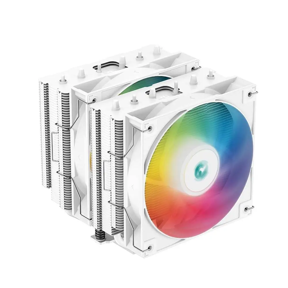 Охладител за процесор DeepCool AG620 WH ARGB Dual-Tower CPU Cooler