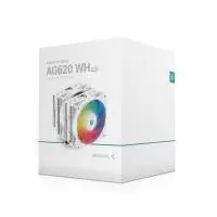 Охладител за процесор DeepCool AG620 WH ARGB Dual-Tower CPU Cooler