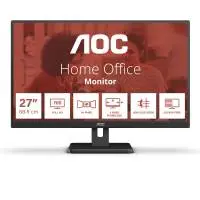 Монитор AOC 27E3UM, 27", VA, FHD 1920x1080, 75Hz, 4ms, HDMI, VGA, DP