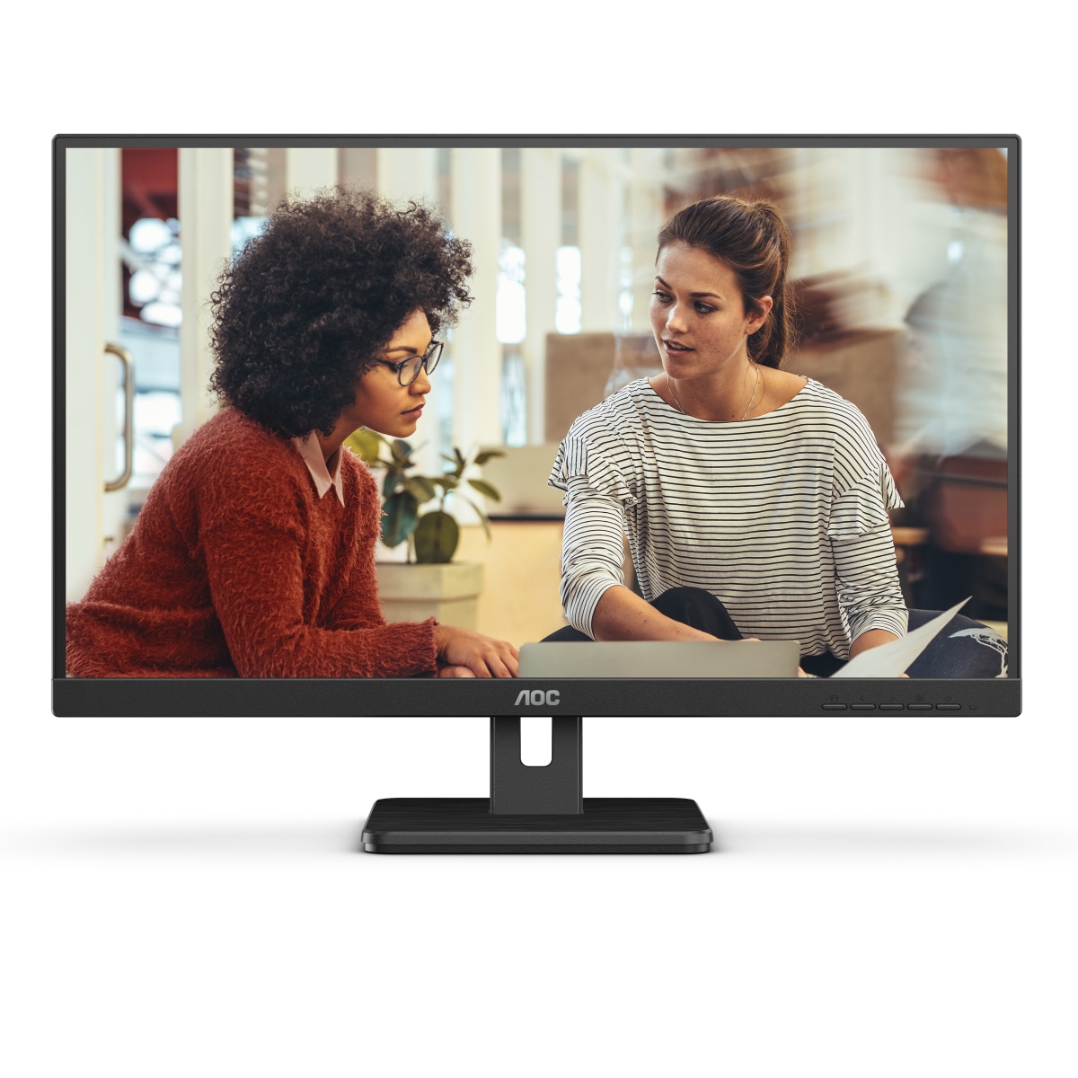 Монитор AOC 27E3UM, 27", VA, FHD 1920x1080, 75Hz, 4ms, HDMI, VGA, DP