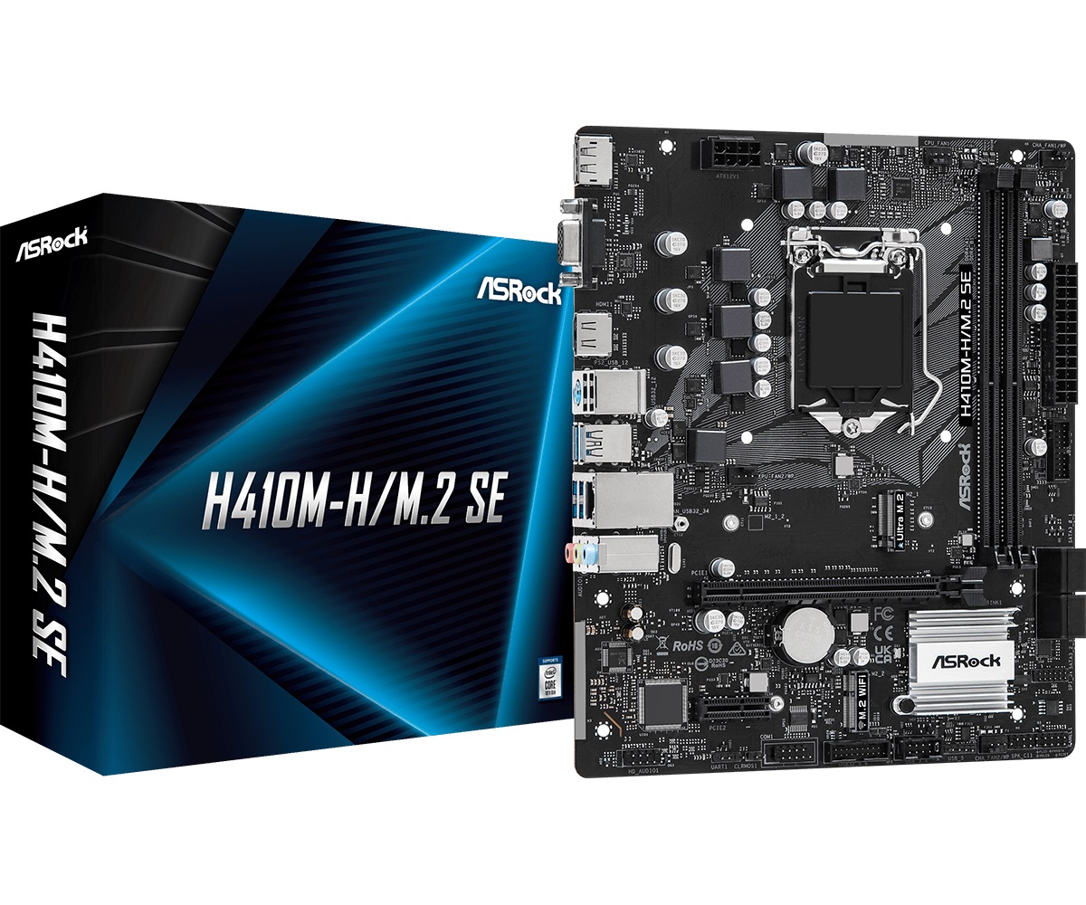 Дънна платка ASROCK H410M-H/M.2 SE LGA1200