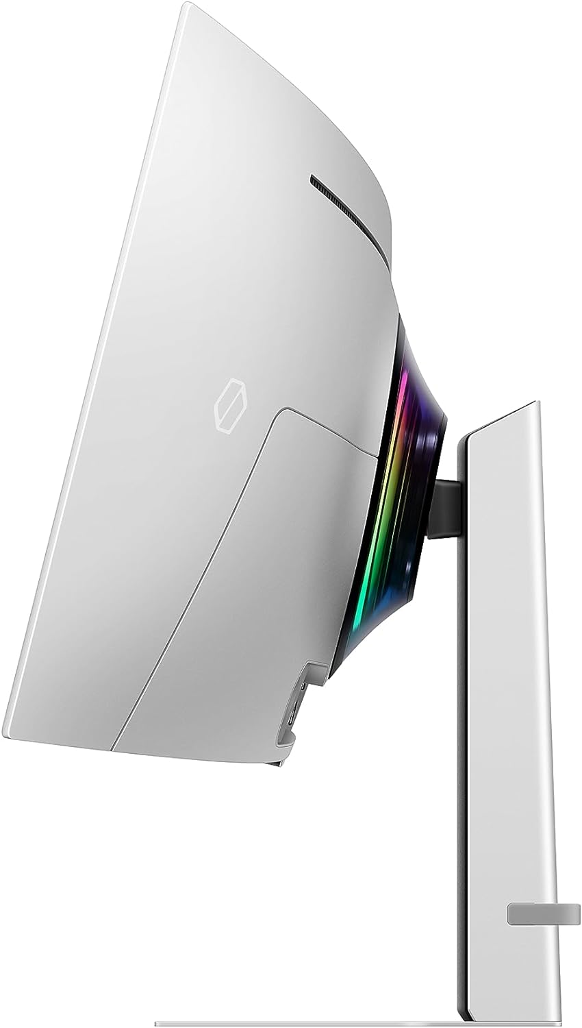 Монитор SAMSUNG Odyssey G93SC LS49CG934SUXEN, 49", QD-OLED, DQHD 5120x1440, 240Hz, 0.03ms, HDR, AMD FreeSync Premium