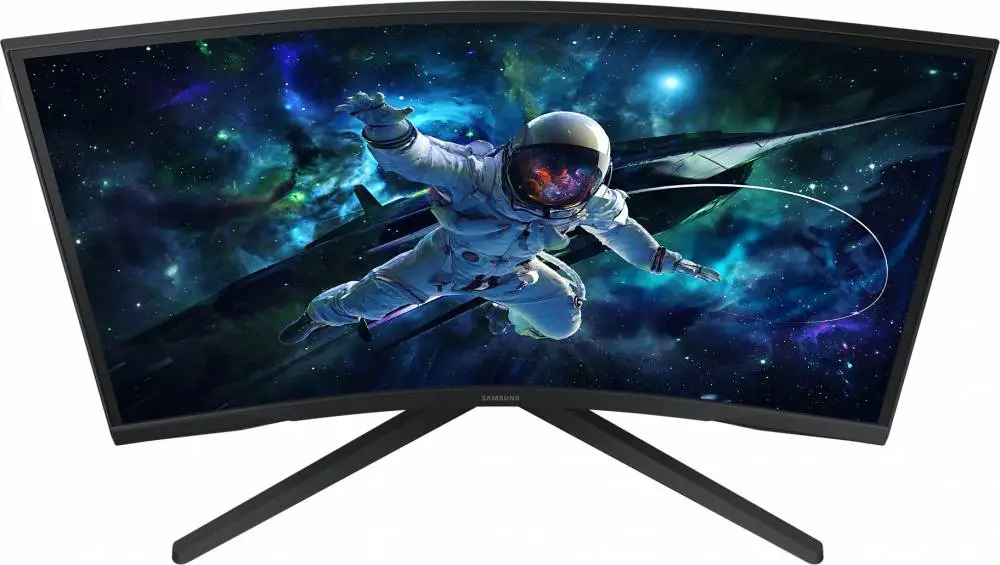 Монитор SAMSUNG Odyssey G55C LS27CG552EUXEN, 27", VA Cuved, WQHD 2560x1440, 165Hz, 1ms, HDR10, AMD FreeSync, HDMI, DP