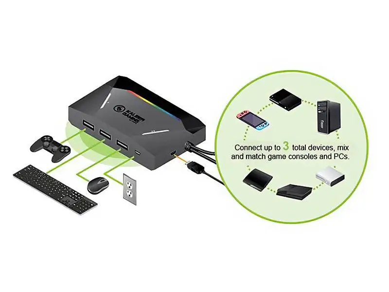 Адаптер ATEN IOGEAR KeyMander 2, За клавиатура и мишка към мобилни устройства