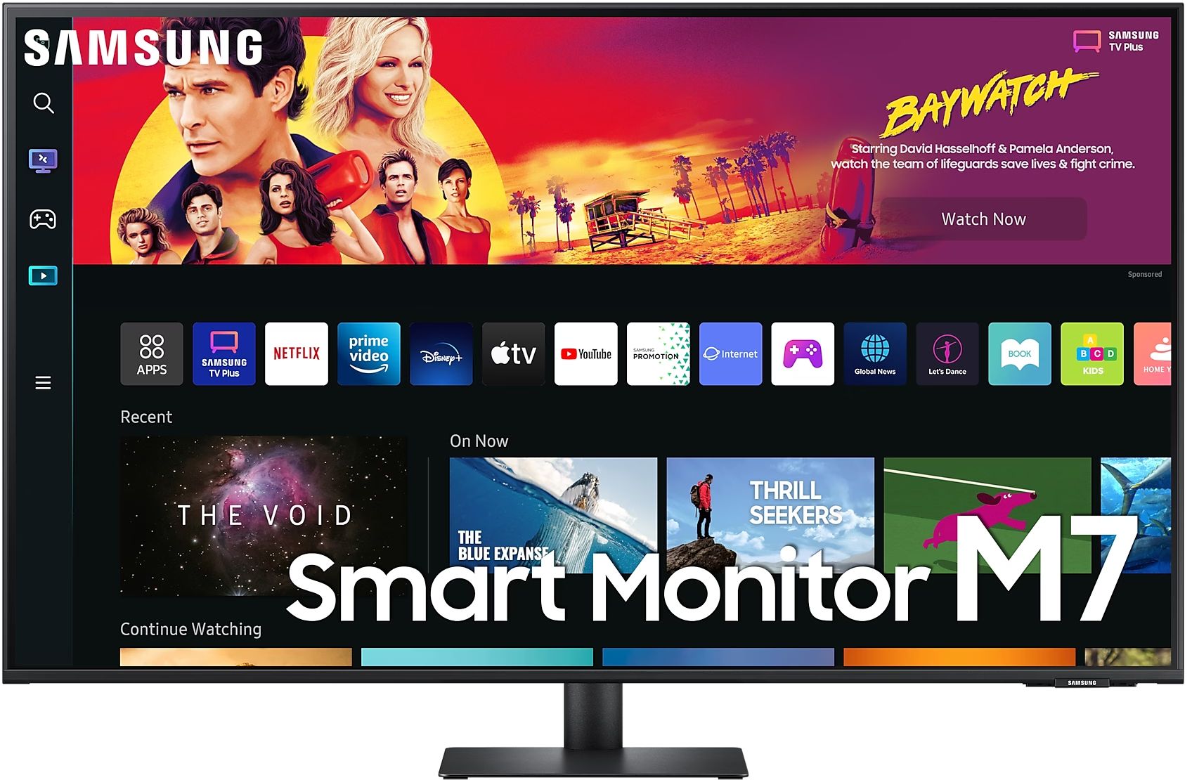 Monitor SAMSUNG 43" LS43BM700UPXEN Smart TV, VA, UHD 4K 3840x2160, 4ms, 60Hz, HDR10, Tizen OS, HDMI, USB Type-C