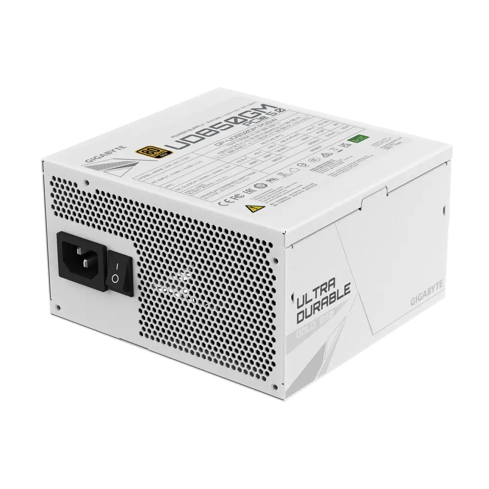 Захранване Gigabyte UD850GM PG5W (850W) 80 Plus Gold, Full Modular, ATX 3.0, PCIe 5.0 Ready