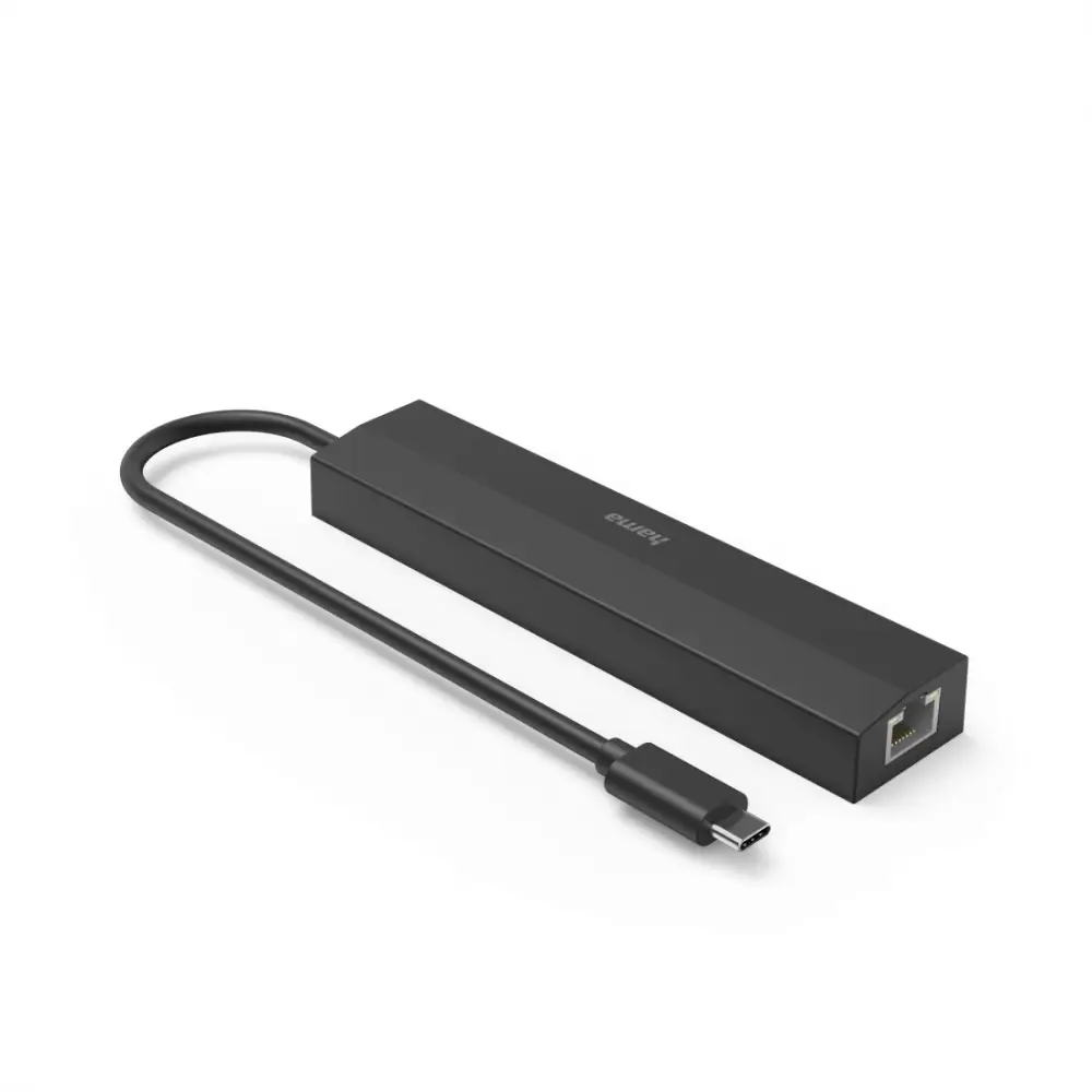 HAMA USB-C хъб, мултипорт, 6 порта, 3 x USB-A, USB-C, HDMI&trade;, LAN/Ethernet