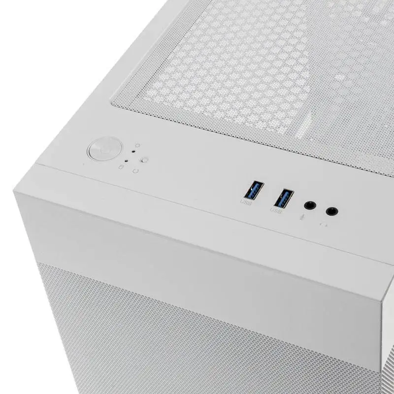 Кутия Lian-Li LANCOOL 205M Mesh Snow, Micro-Tower, Tempered Glass