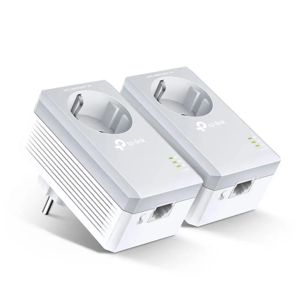 Adaptador PowerLine TP-Link TL-PA4010P KIT 2 pcs con toma de corriente