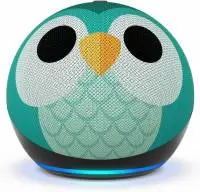 Преносима смарт тонколона Amazon Echo Dot Kids, Гласов асистент, Alexa, Сова