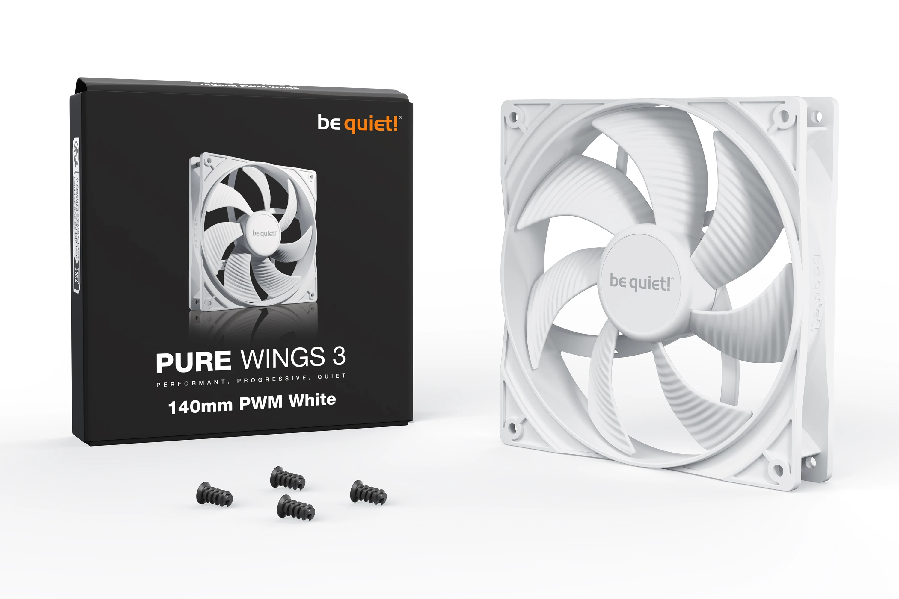 Вентилатор be quiet! Pure Wings 3 140mm PWM White - BL112
