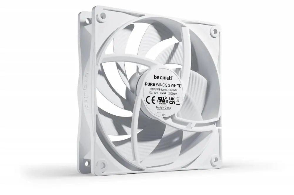 Вентилатор be quiet! Pure Wings 3 120mm PWM high-speed White - BL111