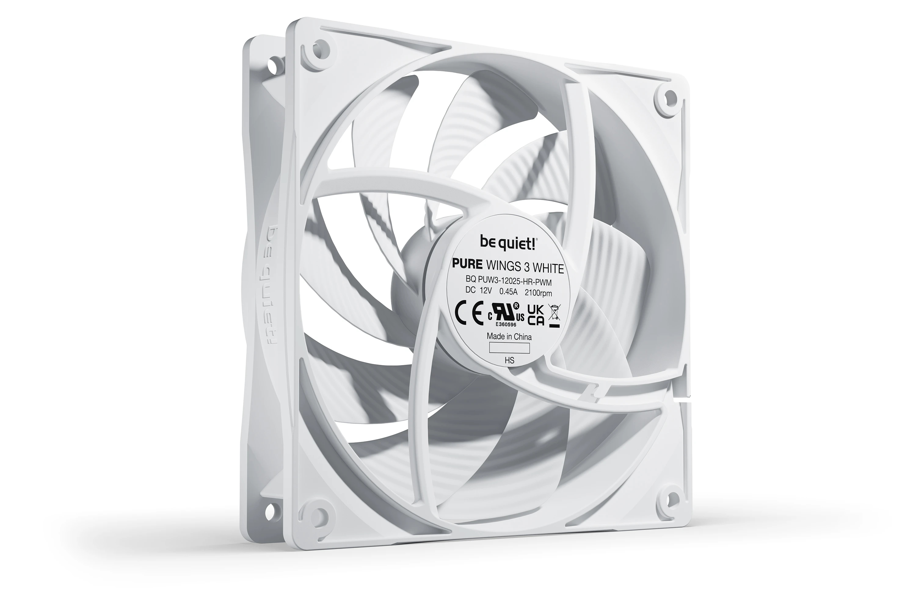 Вентилатор be quiet! Pure Wings 3 120mm PWM high-speed White - BL111