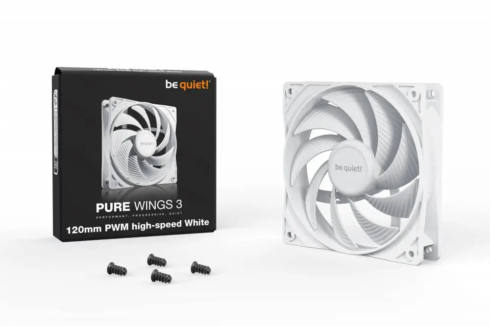 Вентилатор be quiet! Pure Wings 3 120mm PWM high-speed White - BL111