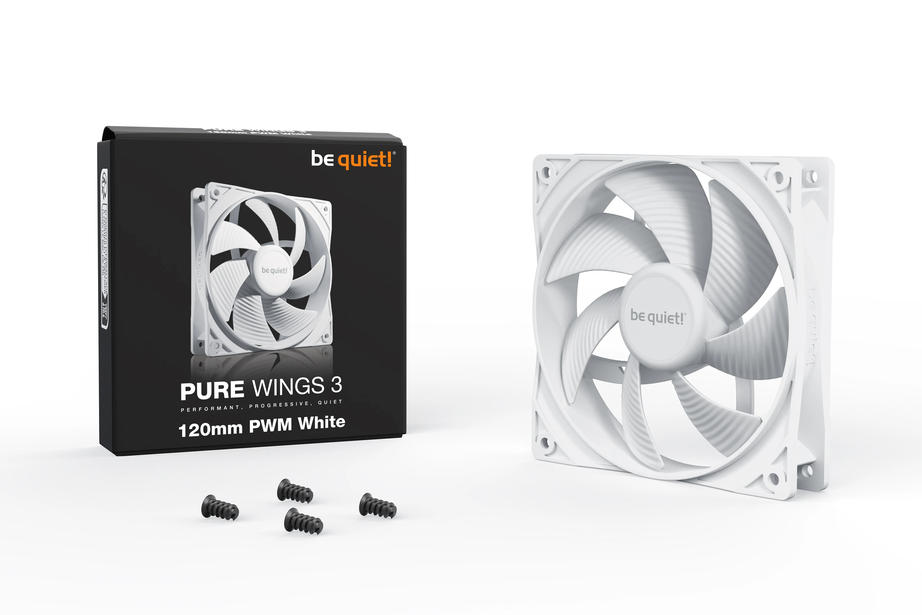Вентилатор be quiet! Pure Wings 3 120mm PWM White - BL110