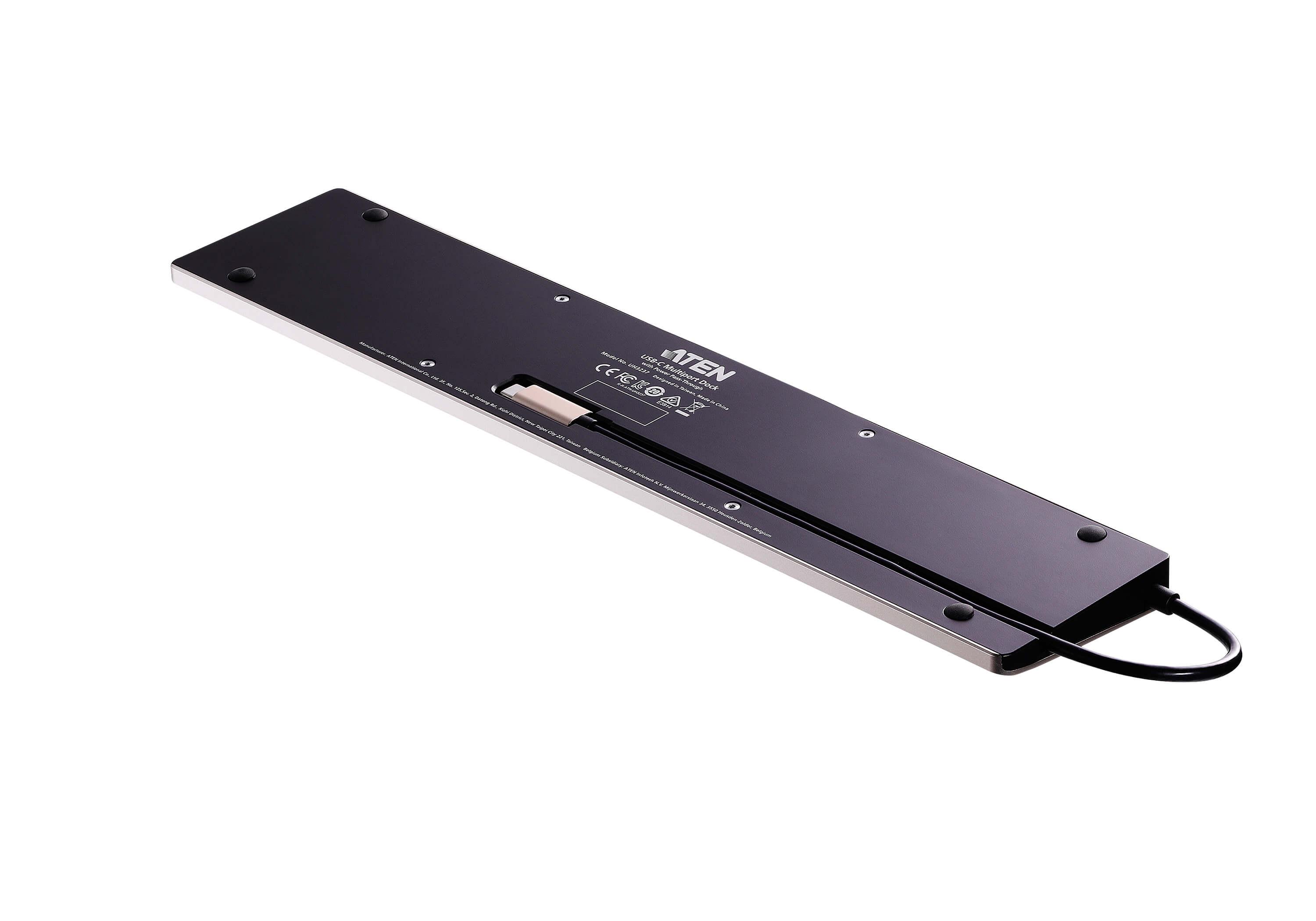 Докинг станция ATEN UH3237, USB-C, Power Pass-Through
