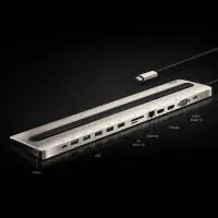 Докинг станция ATEN UH3237, USB-C, Power Pass-Through