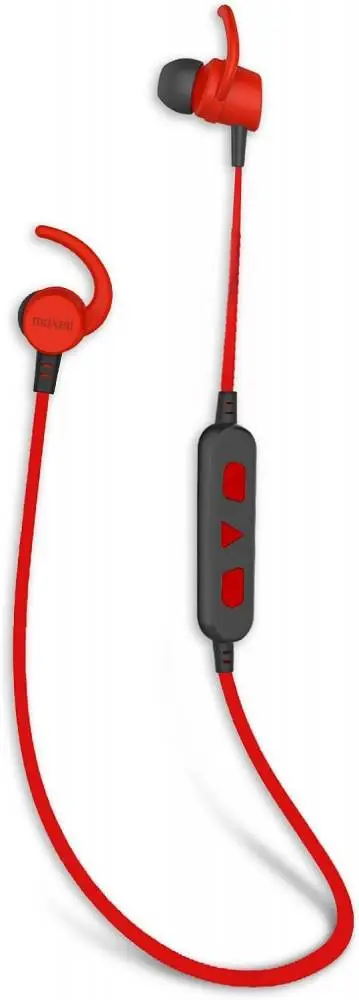 Безжични блутут слушалки тапи MAXELL BT100 SOLID, Червени