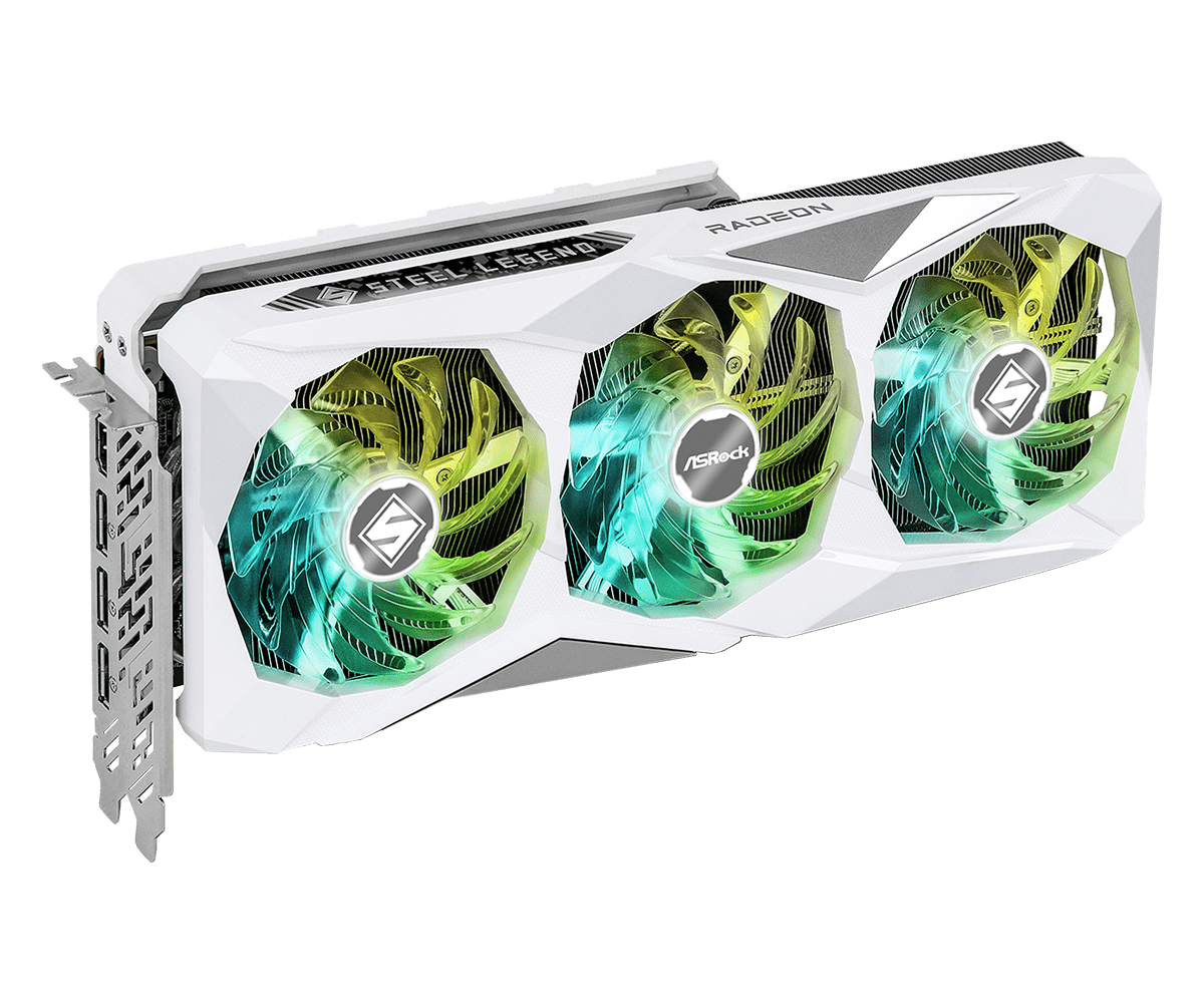 ASRock AMD RADEON RX 7900 GRE Steel Legend 16GB OC GDDR6 Video Card