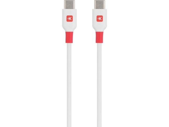 Кабель Skross, USB-C - USB-C мужской, USB 2.0, 1.2м, Белый