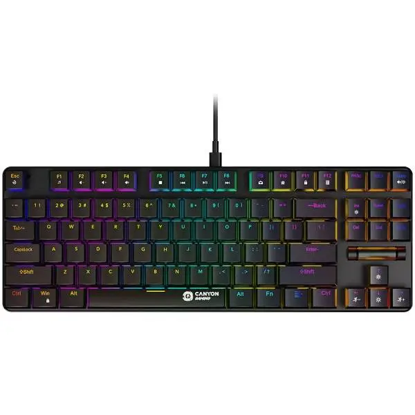Геймърска клавиатура CANYON Cometstrike TKL GK-50 - CND-SKB50-US