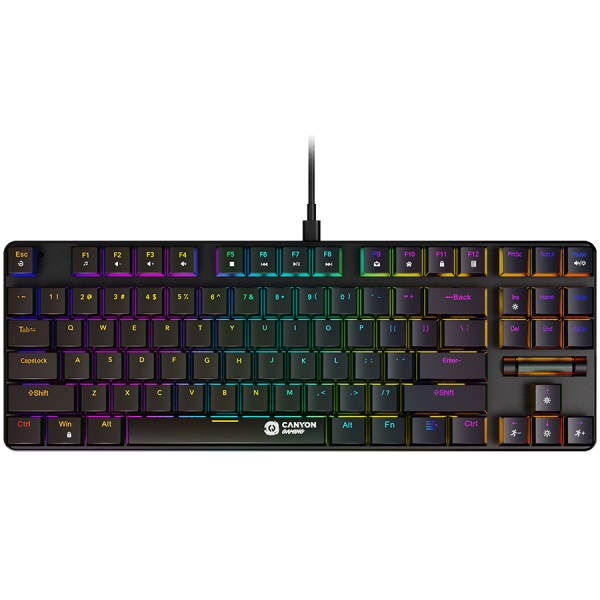 Геймърска клавиатура CANYON Cometstrike TKL GK-50 - CND-SKB50-US