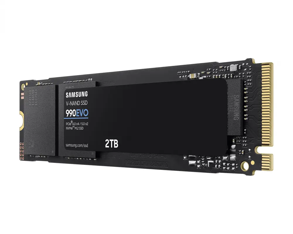 Δίσκος SSD SAMSUNG 990 EVO 2TB M.2 2280 NVMe PCIe 4.0 x4 / 5.0 x2 - MZ-V9E2T0BW