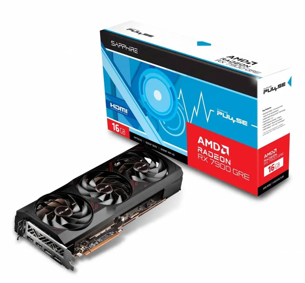 Видео карта Sapphire Pulse Radeon RX 7900 GRE GAMING 16GB GDDR6 - 11325-04-20G