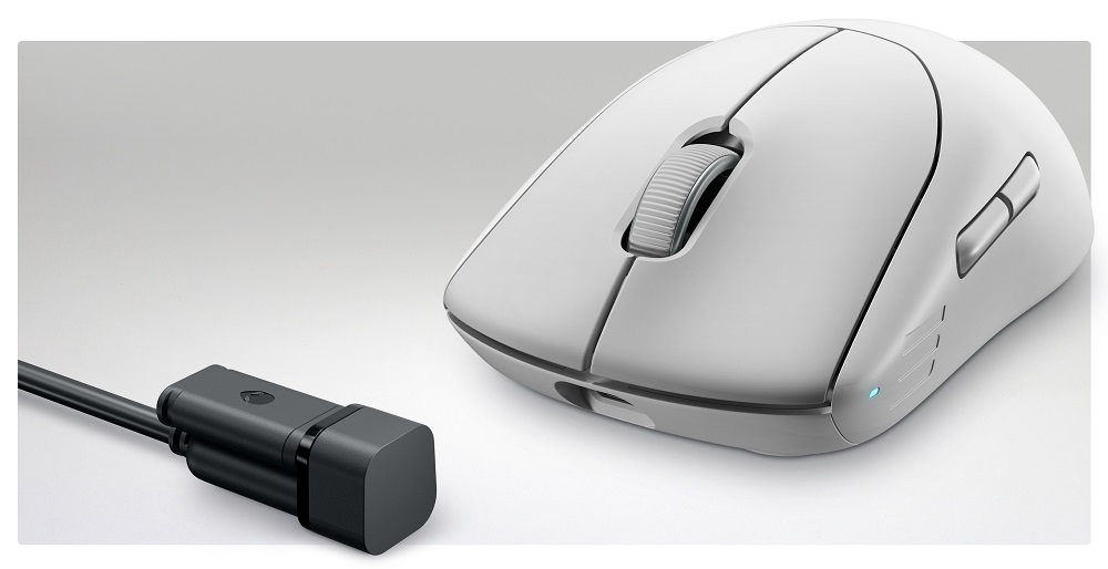 Геймърска мишка Alienware Pro Wireless Gaming Mouse Lunar Light - 545-BBFN-14