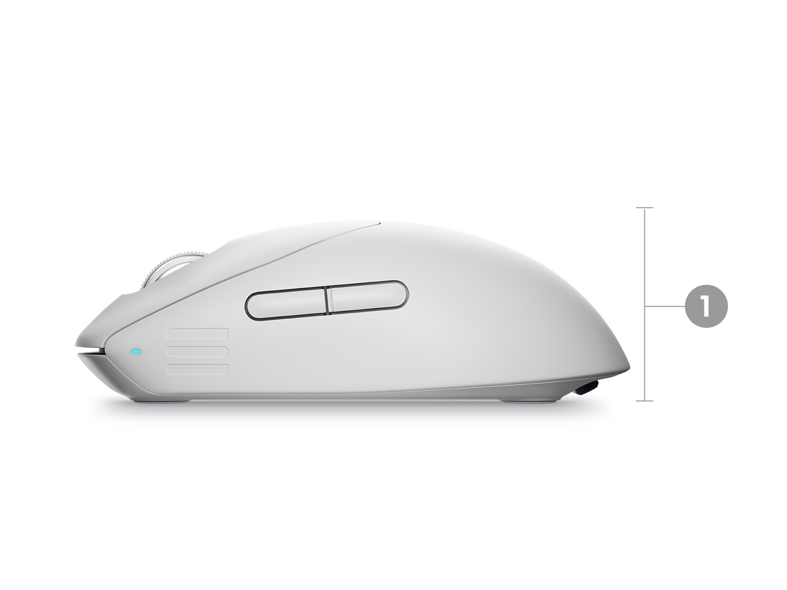Геймърска мишка Alienware Pro Wireless Gaming Mouse Lunar Light - 545-BBFN-14