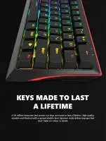 Геймърска механична клавиатура MARVO KG962G - RED switches, RGB
