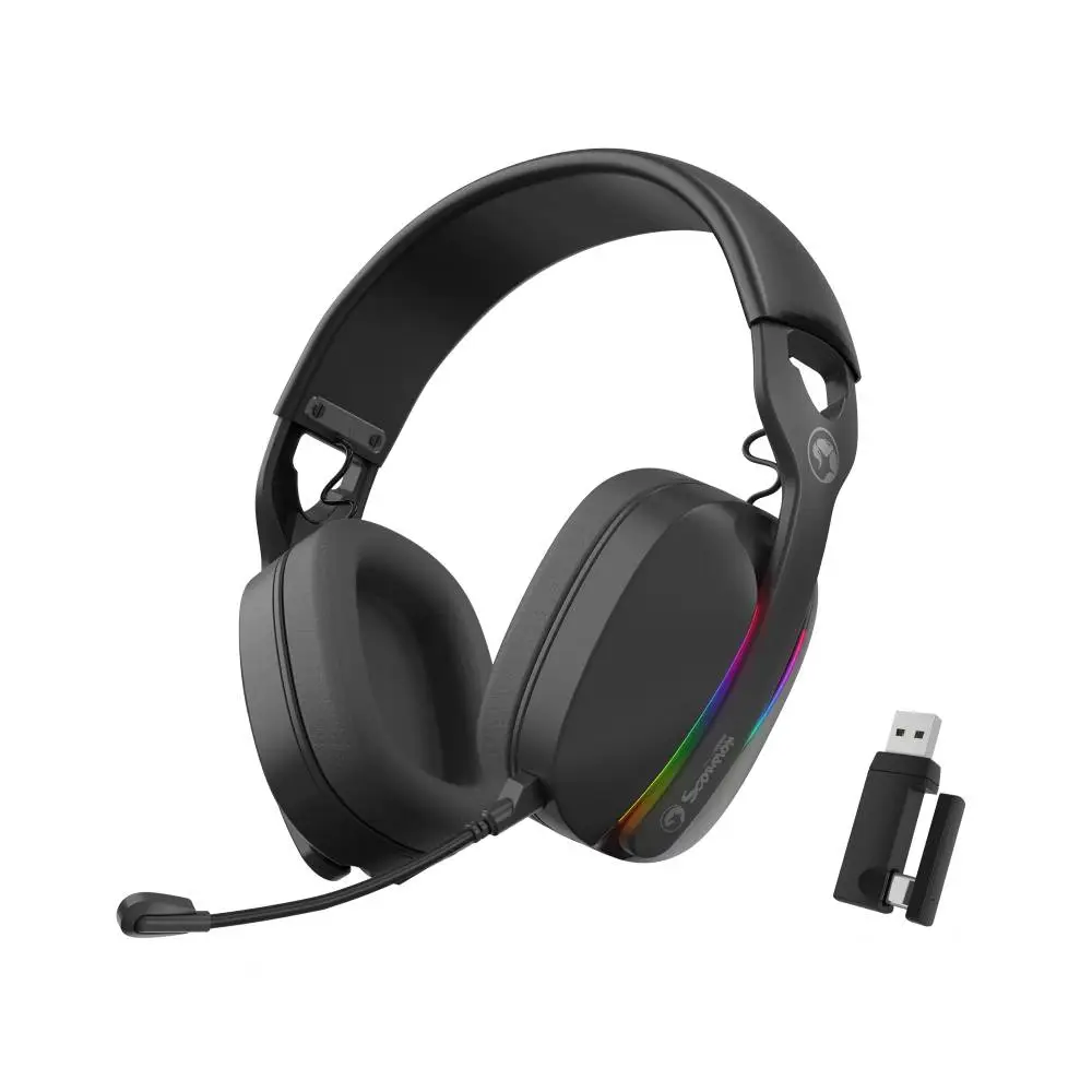 Геймърски безжични слушалки Marvo Pulz 70W - Bluetooth, 2.4G - MARVO-HG9086W