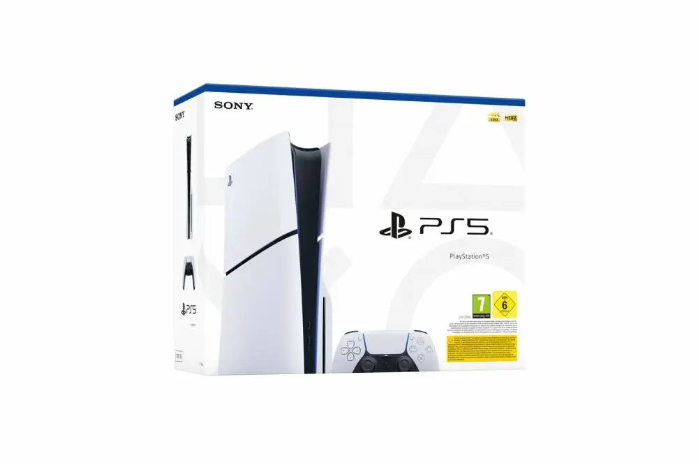 Конзола Sony PlayStation 5 Slim Disc Edition 1TB SSD Wi-Fi White