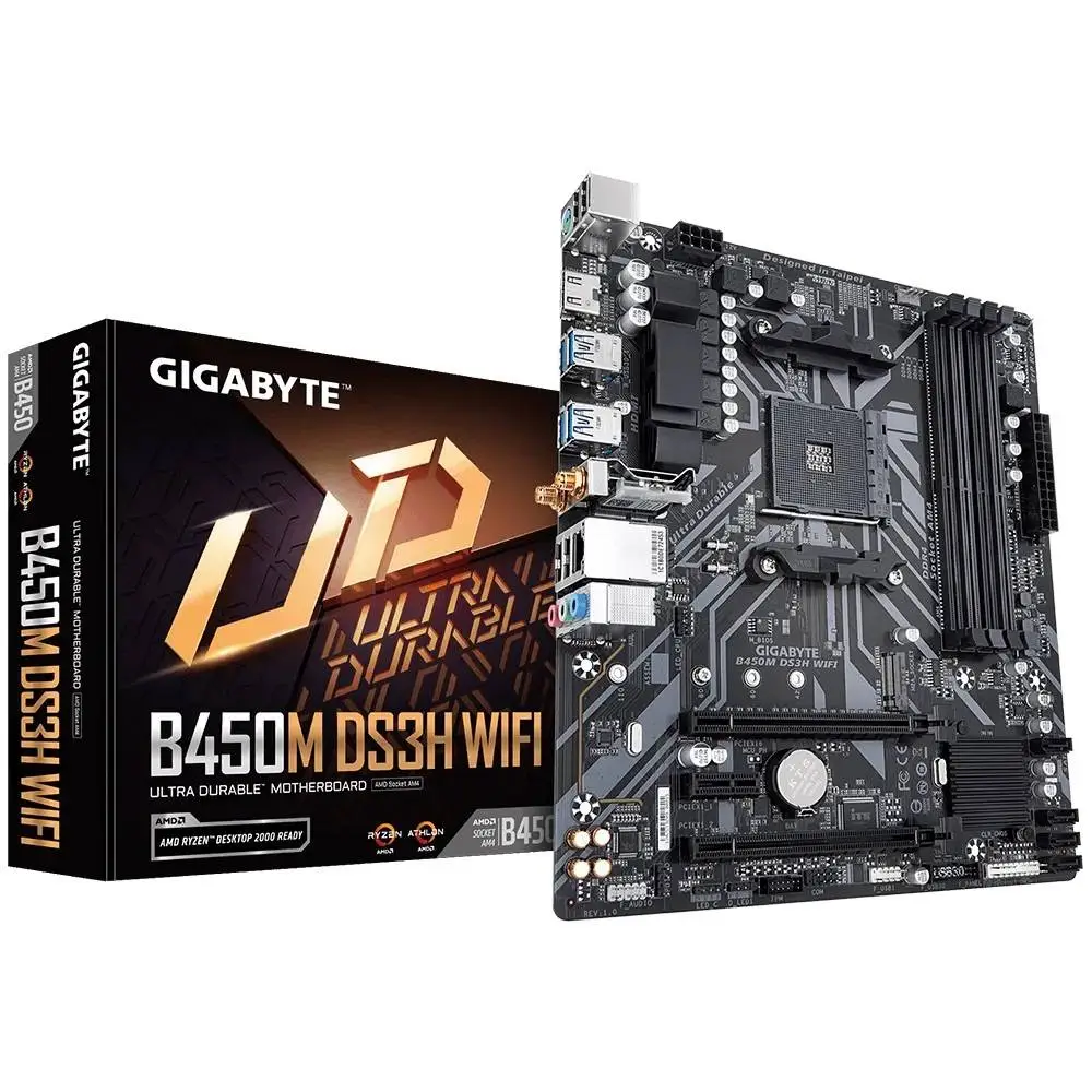 Дънна платка Gigabyte B450M DS3H WIFI AM4