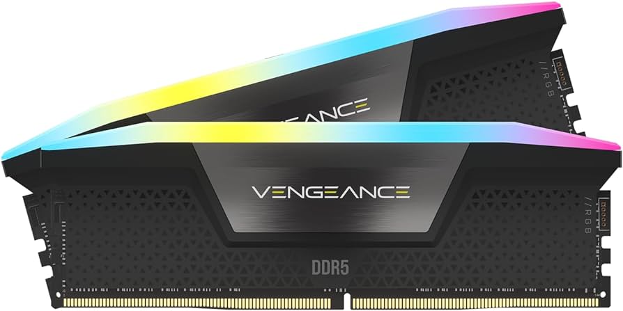 Памет Corsair Vengeance RGB 32GB (2x16GB) DDR5 6000MHz CL38 XMP - CMH32GX5M2B6000C38