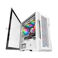 Кутия 1stPlayer TRILOBITE T3 Mesh White Case mATX  