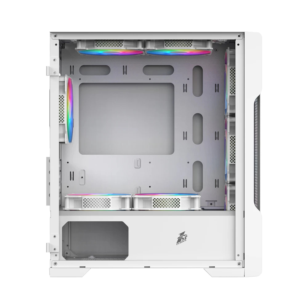 Кутия 1stPlayer TRILOBITE T3 Mesh White Case mATX  