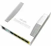 Рутер MikroTik RB260GS CSS106-5G-1SR2, 10/100/1000MBIT, 128 KB, POE, SWOS