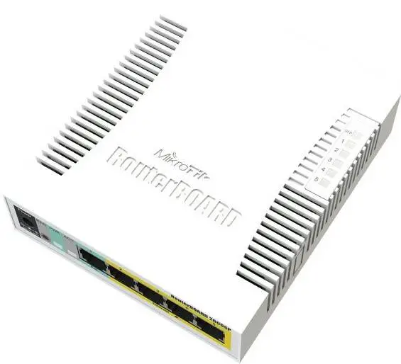 Рутер MikroTik RB260GS CSS106-5G-1SR2, 10/100/1000MBIT, 128 KB, POE, SWOS