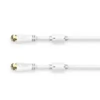 HAMA Коаксиален антенен кабел SAT, F-Plug - F-Plug, позлатен, 1,5 m, 100 dB