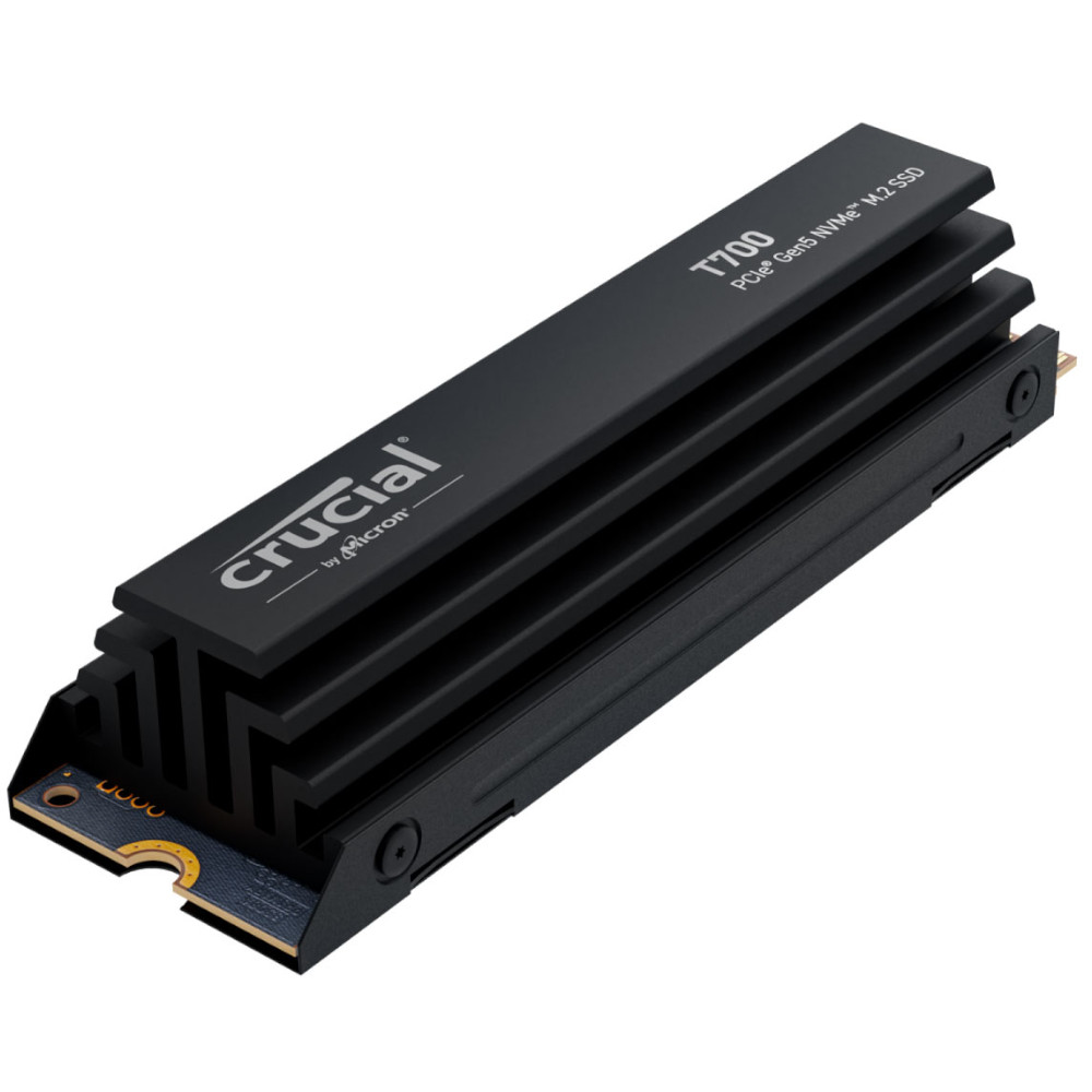 Диск Crucial T700 2TB M.2 2280 NVMe PCIe Gen 5.0 x4 with heatsink - CT2000T700SSD5