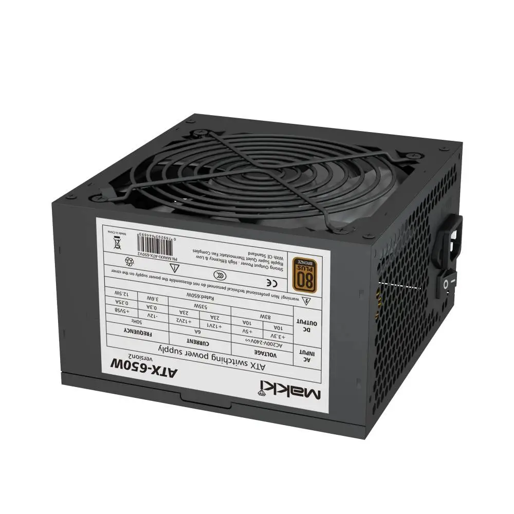Захранване Makki MAKKI-ATX-650V2 PSU 650W Bronze Version 2